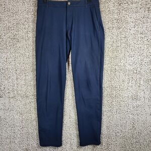 Lululemon Commission‎ Slim Fit Pants Men's Size 31 Navy Blue Casual